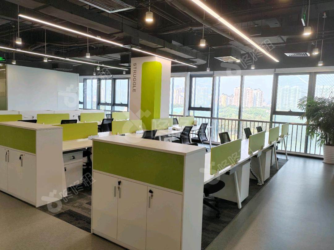 深圳湾科技生态园_557平_精装_办公室开间