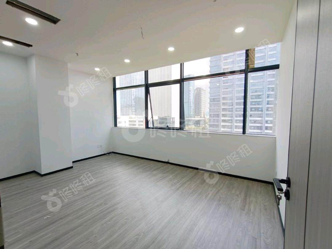 红松大厦_598平_精装_办公室隔间