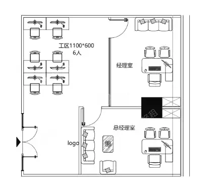 金中环商务大厦_148平_精装_办公室房源出租