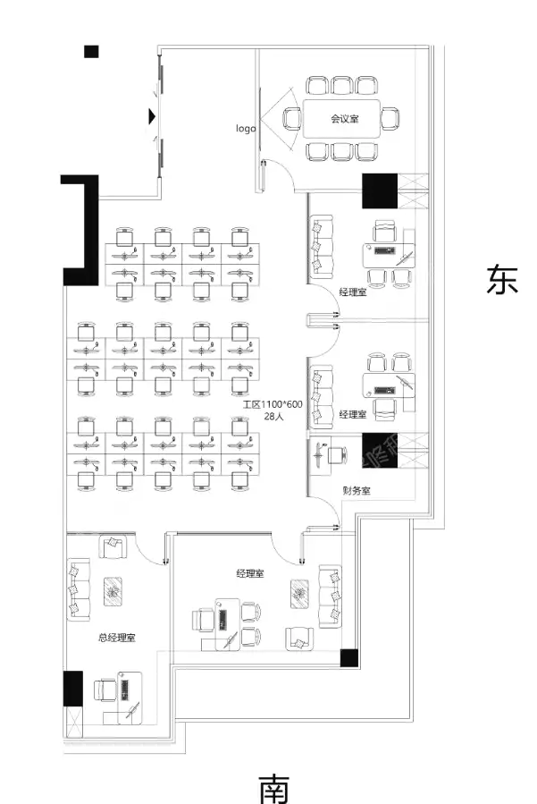 金中环商务大厦_475平_精装_办公室房源出租