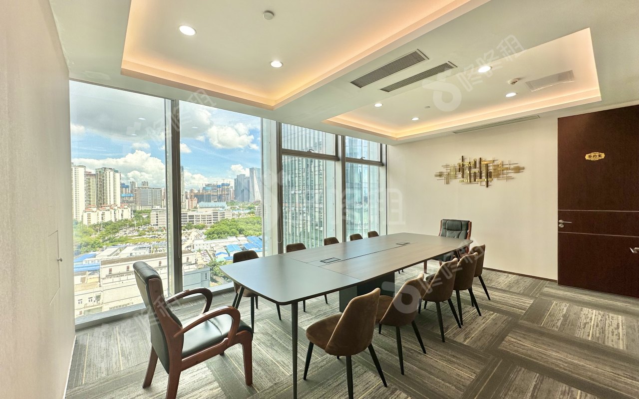 前海卓越时代广场_398平_精装_办公室隔间