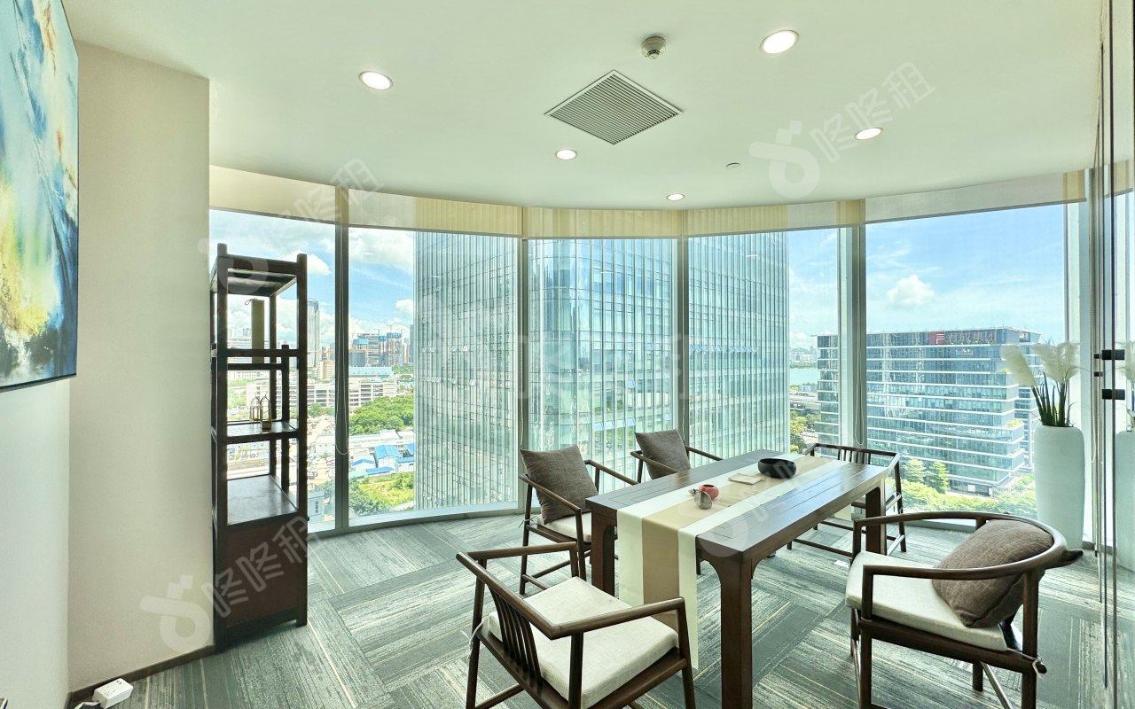 前海卓越时代广场_398平_精装_办公室隔间