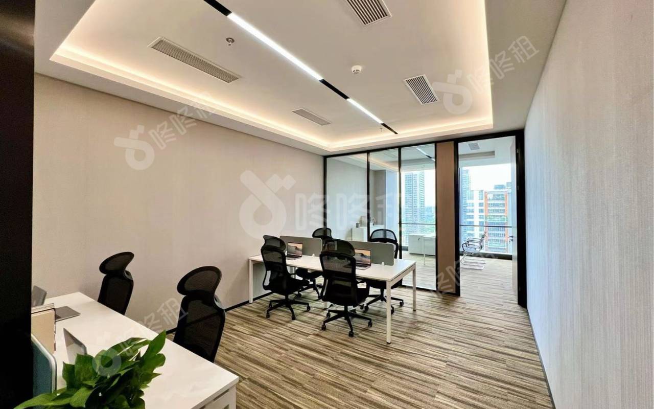 前海君豪中心(招商前海国际中心)_82平_精装_办公室开间