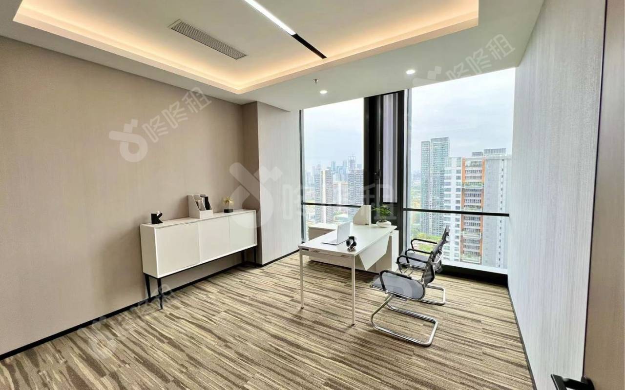 前海君豪中心(招商前海国际中心)_82平_精装_办公室隔间