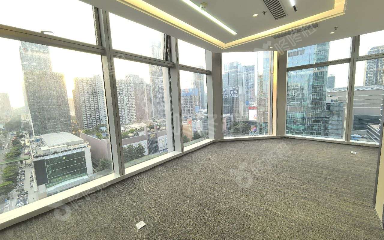润弘大厦_339平_豪装_办公室隔间