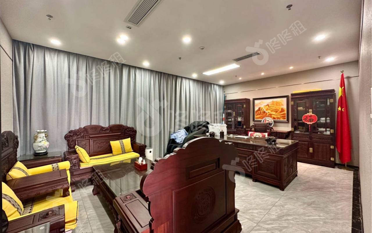 深圳湾科技生态园_350平_豪装_办公室隔间