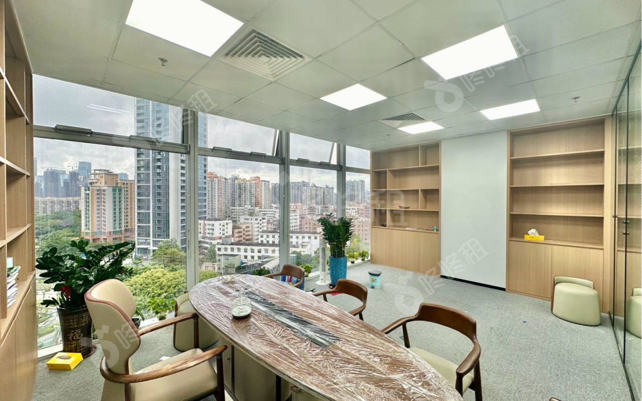 远洋滨海大厦_132平_精装_办公室隔间