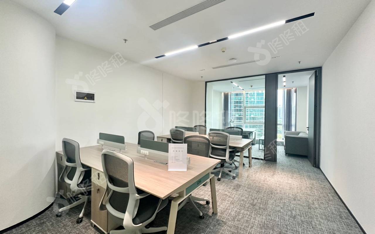 方大大厦_150平_定制装修_办公室开间