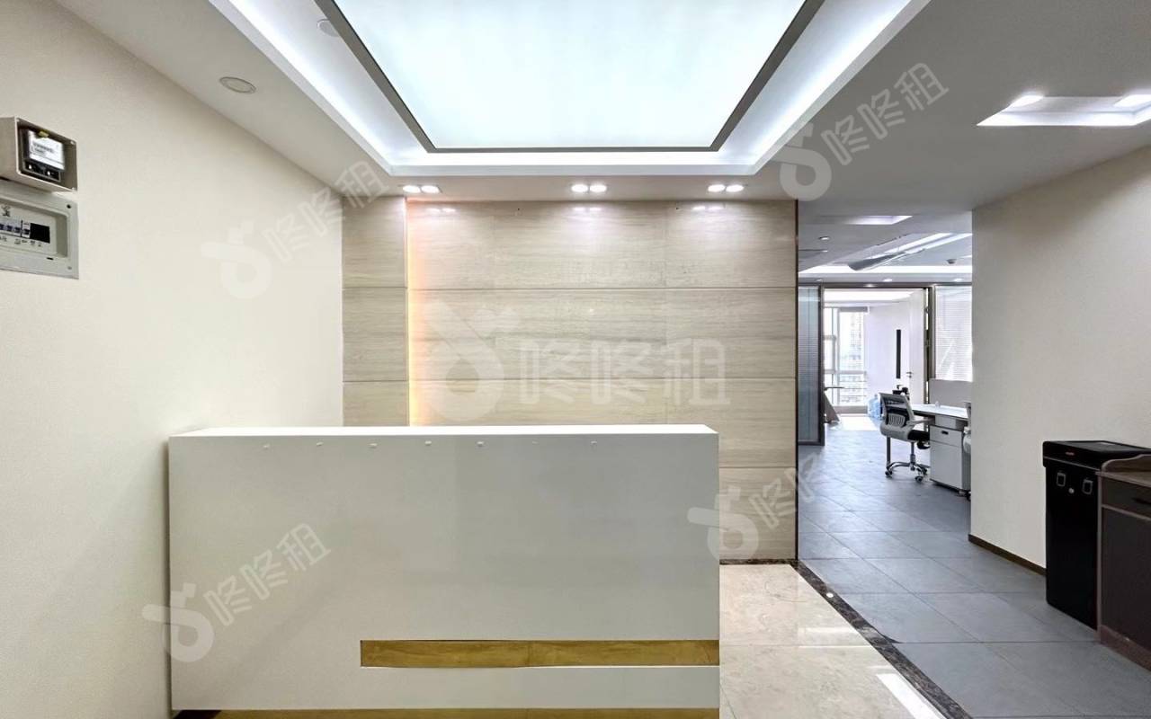 金中环商务大厦_198平_豪装_前台