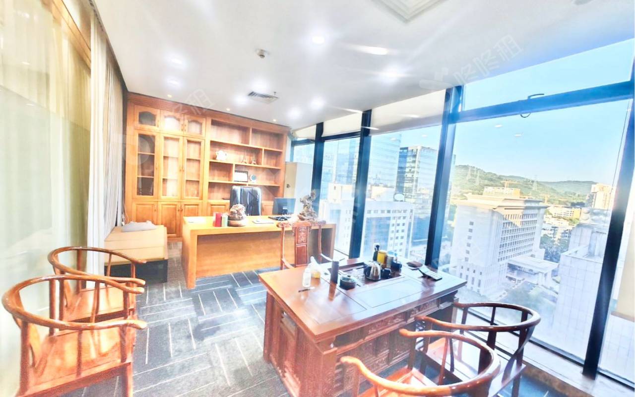 卓越城一期_295平_精装_办公室隔间