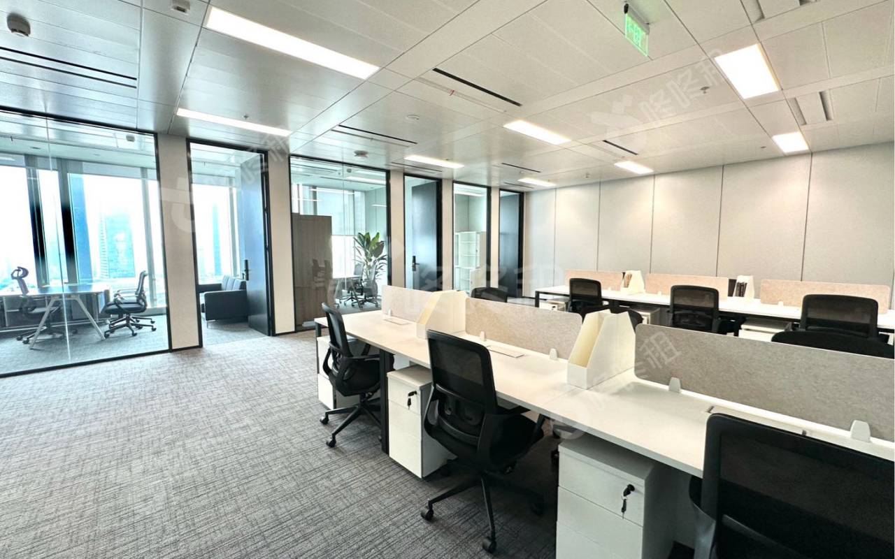 联想后海中心_292平_精装_办公室开间
