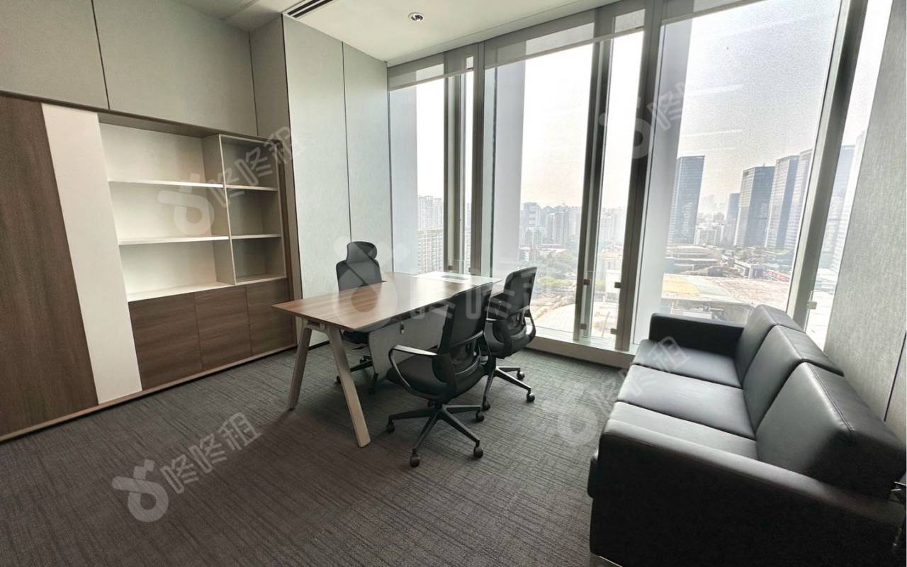 联想后海中心_292平_精装_办公室隔间