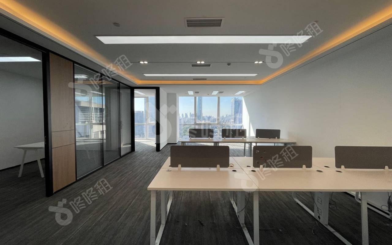 大冲商务中心_272平_豪装_办公室开间