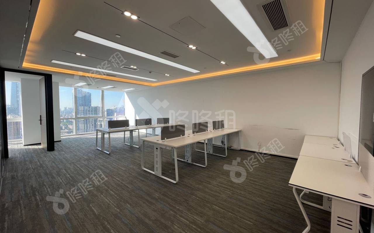 大冲商务中心_272平_豪装_办公室开间