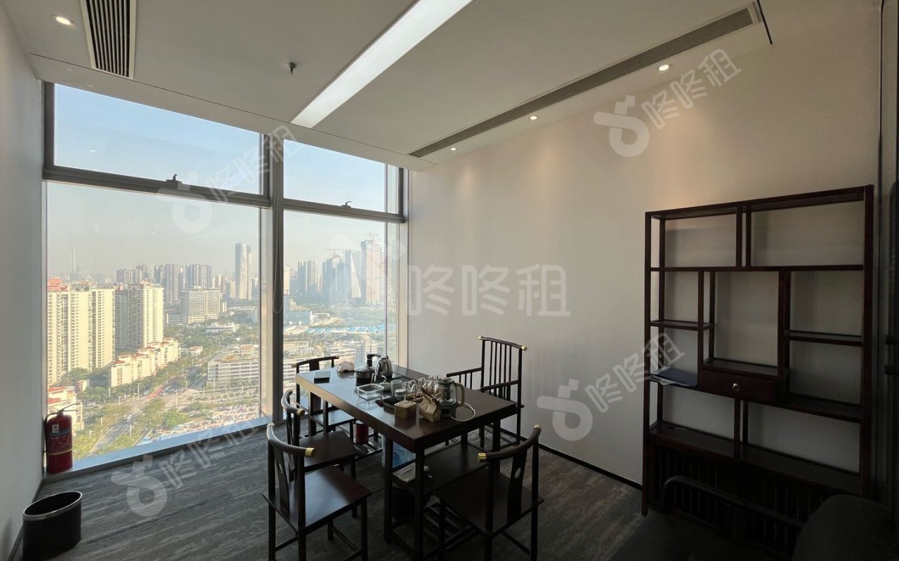 宝中卓越时代广场_1058平_精装_办公室隔间