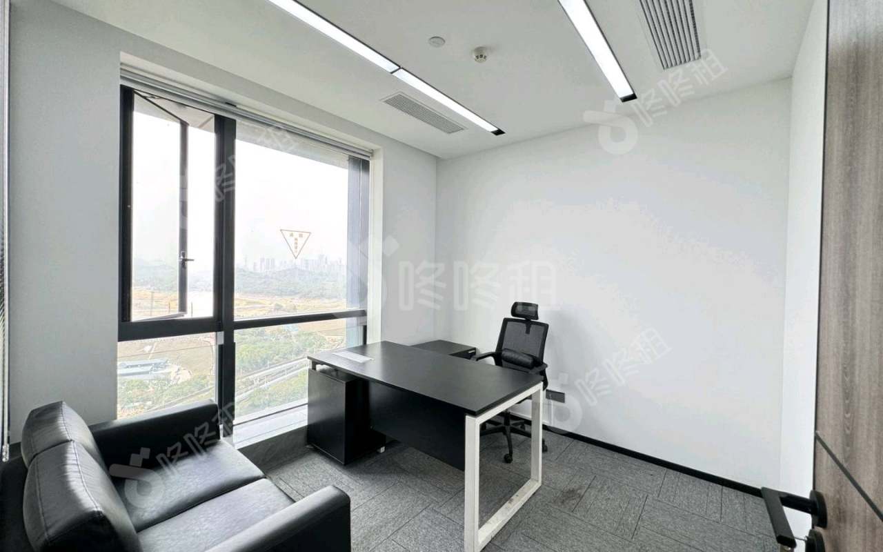 京基御景峯大厦_188平_精装_办公室隔间
