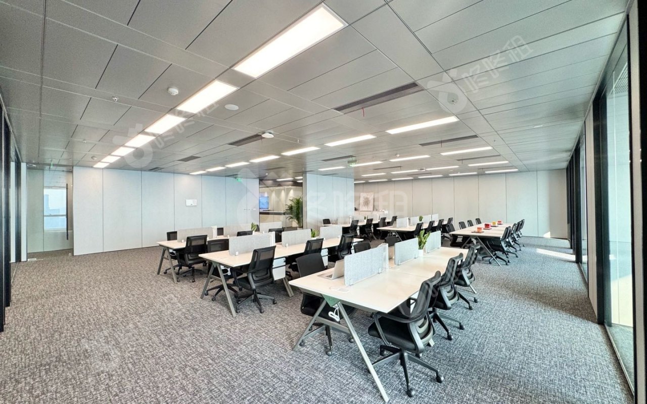 汉京中心(汉京金融中心)_600平_精装_办公室开间