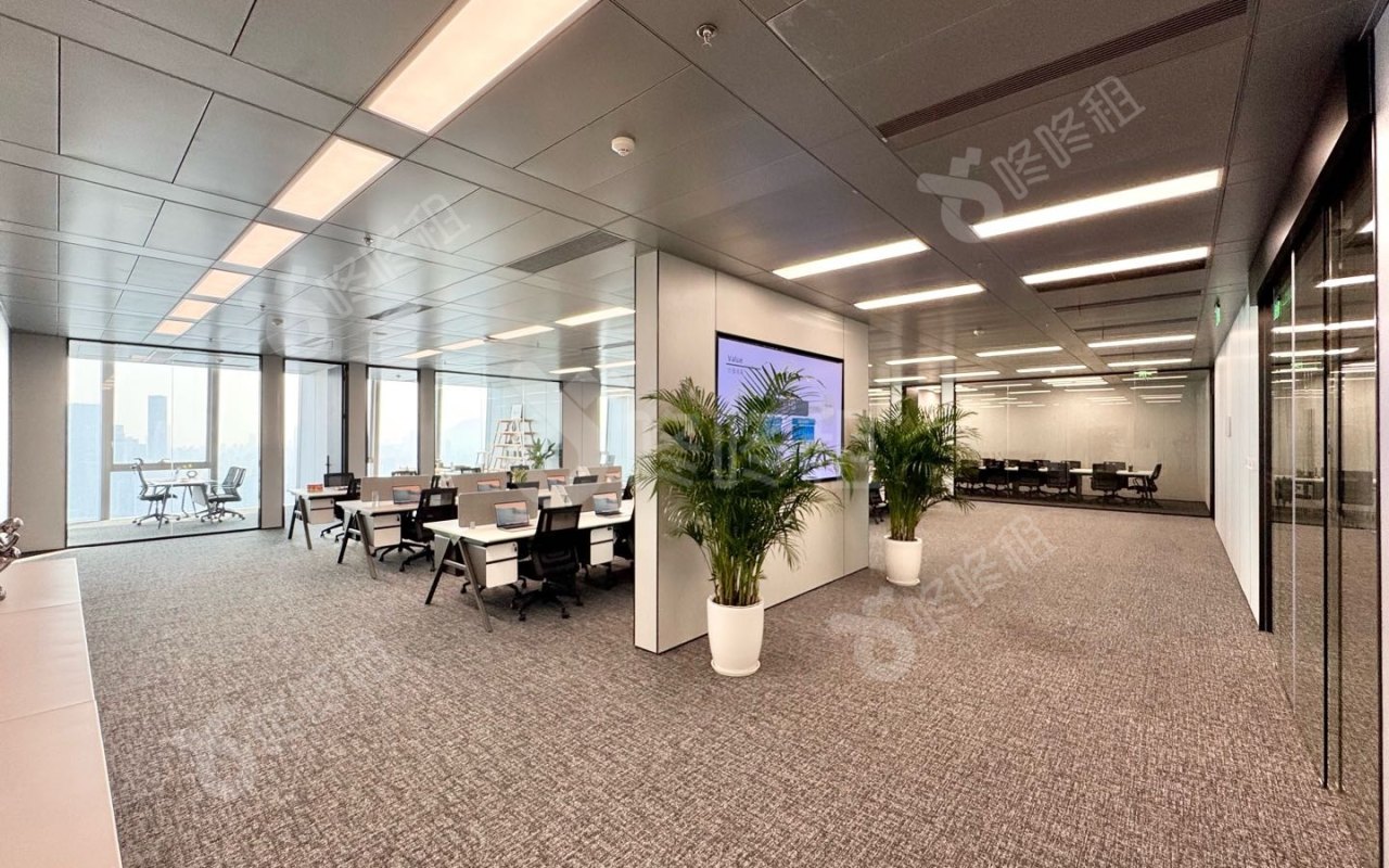 汉京中心(汉京金融中心)_600平_精装_办公室开间