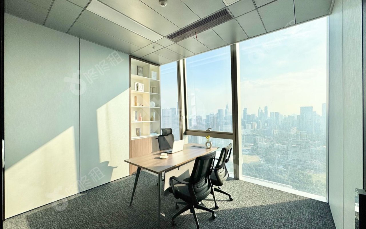 汉京中心（汉京金融中心）_600平_精装_办公室隔间