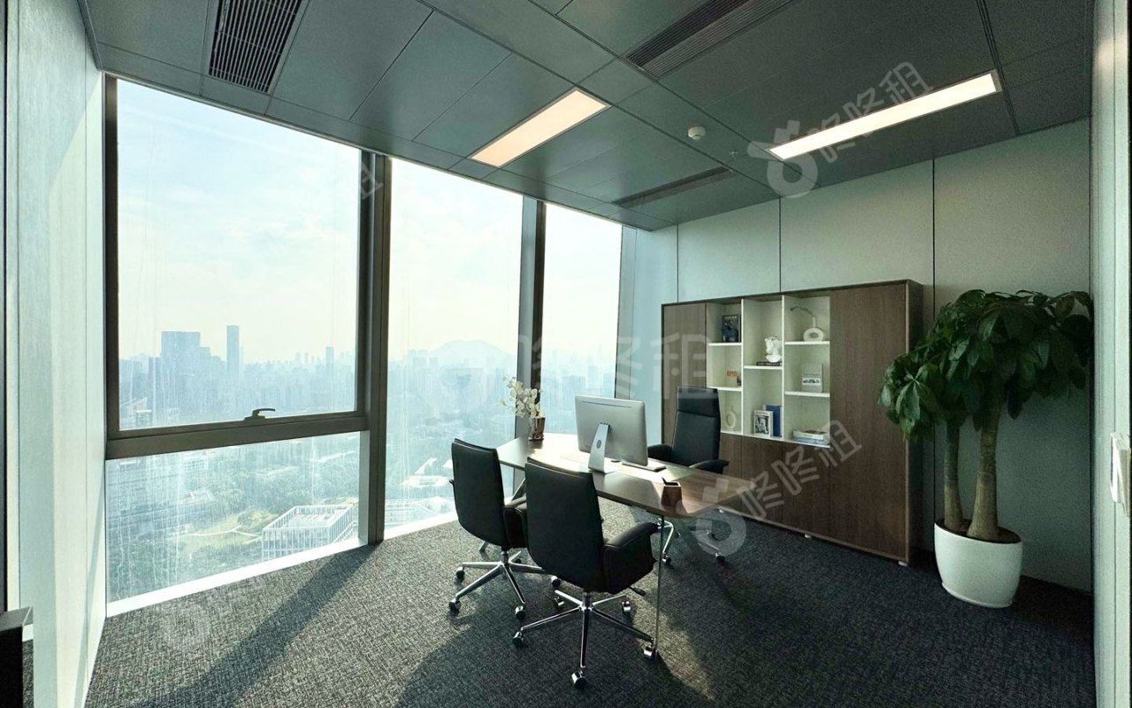 汉京中心（汉京金融中心）_600平_精装_办公室隔间