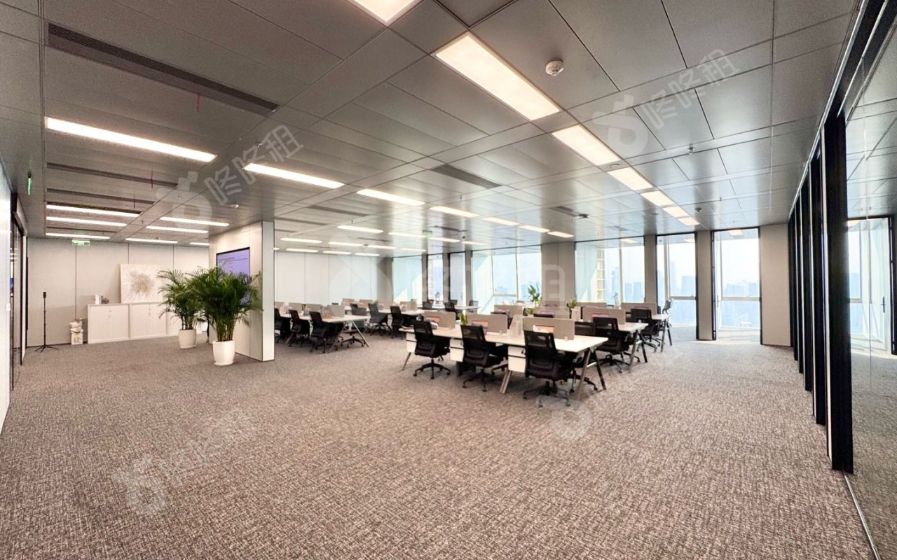 汉京中心(汉京金融中心)_600平_精装_办公室开间