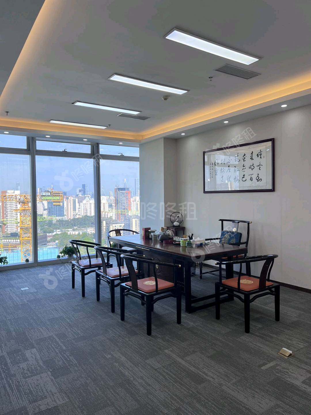 卓越前海壹号_153平_精装_办公室隔间