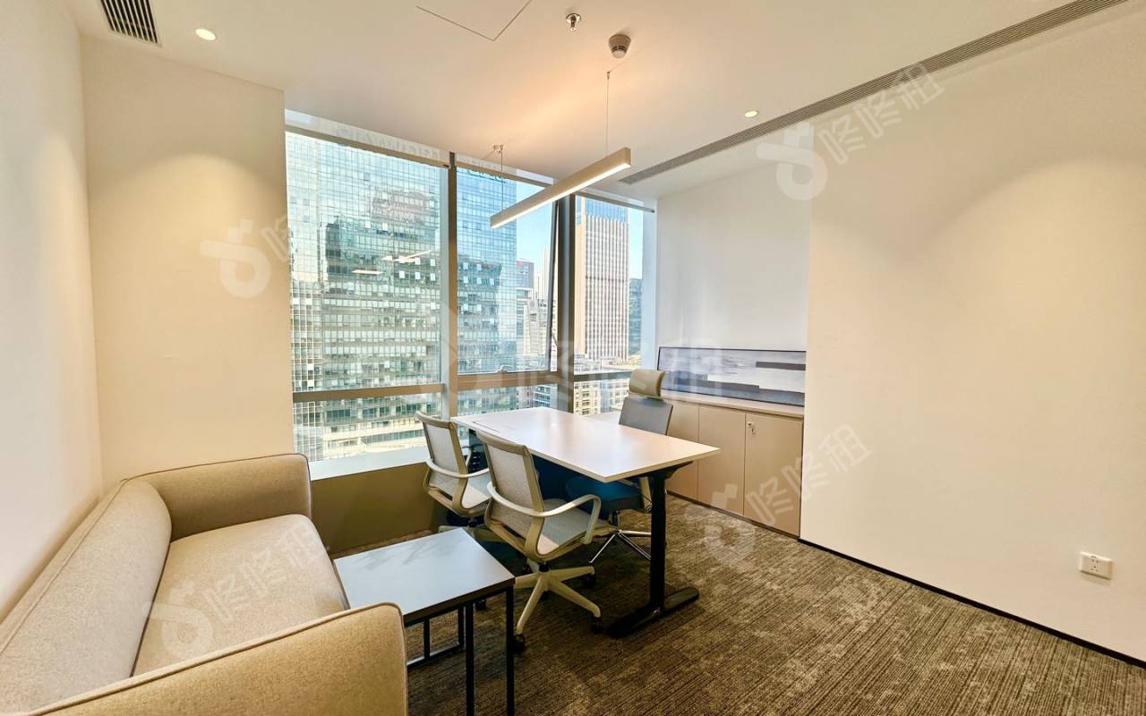 朗科大厦_166平_精装_办公室隔间