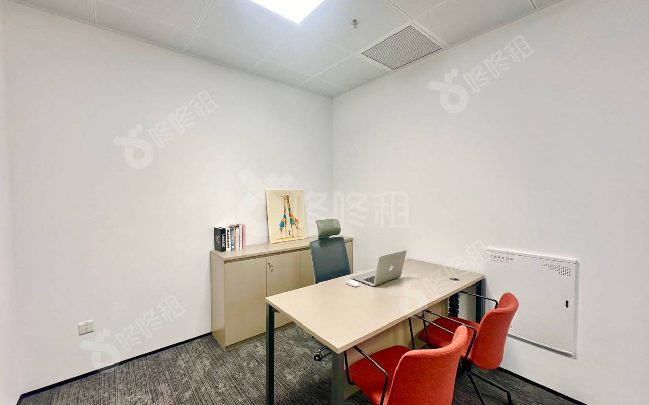 朗科大厦_166平_精装_办公室隔间