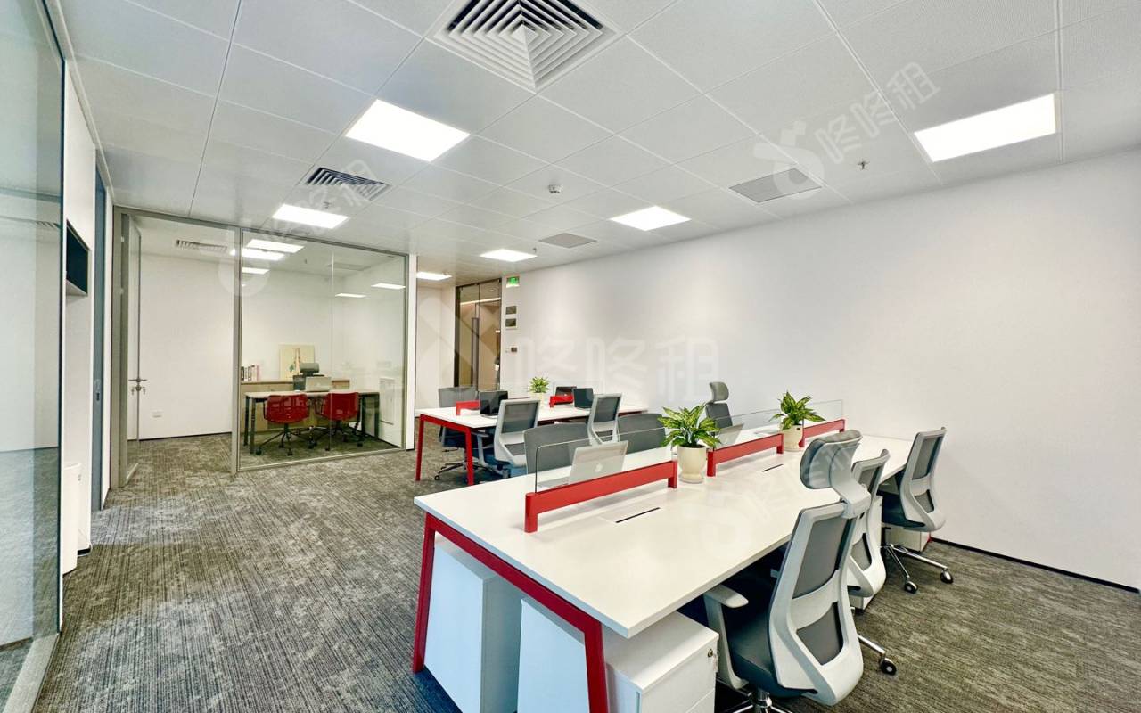 朗科大厦_166平_精装_办公室开间