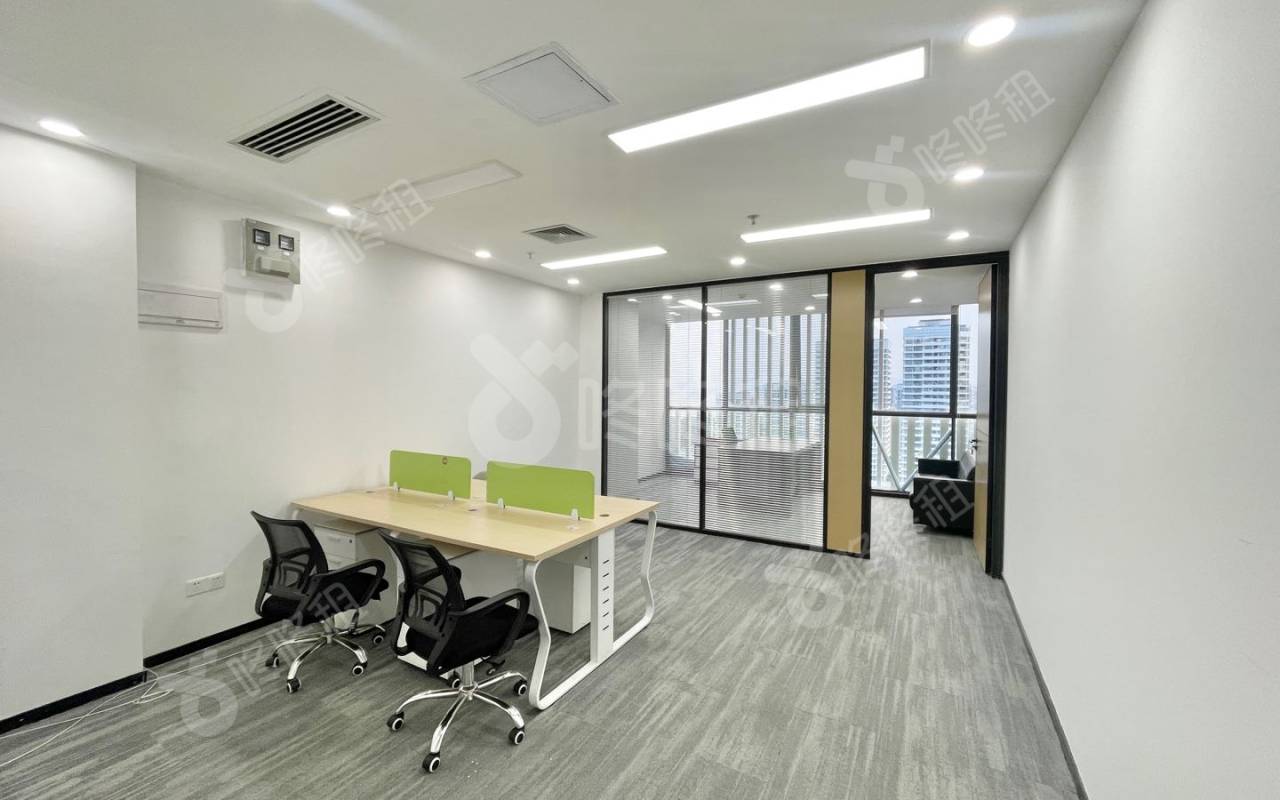 深圳湾科技生态园_118平_精装_办公室开间