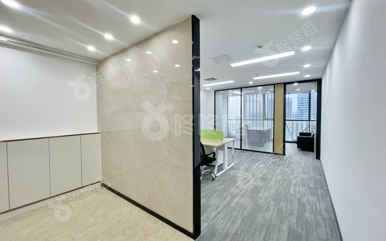 深圳湾科技生态园_118平_精装_办公室开间