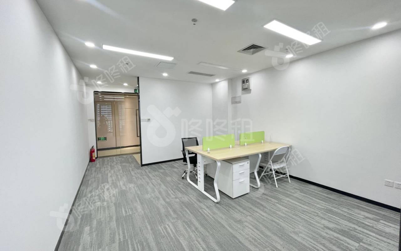 深圳湾科技生态园_118平_精装_办公室开间
