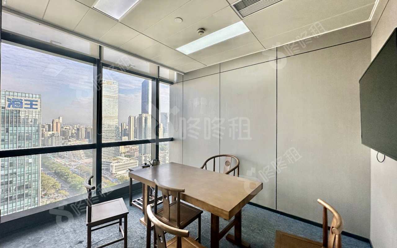 威盛科技大厦_110平_精装_办公室隔间