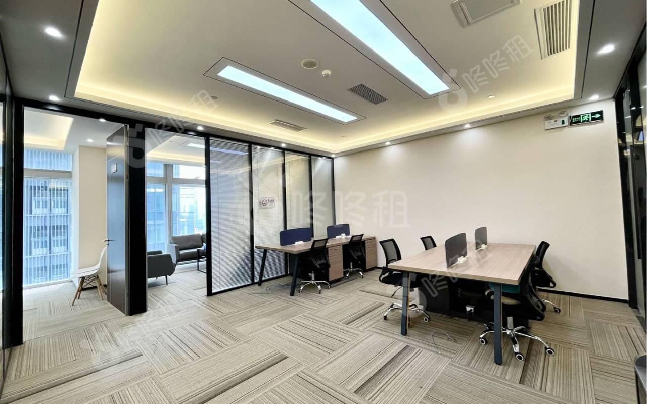 易尚中心_145平_豪装_办公室开间