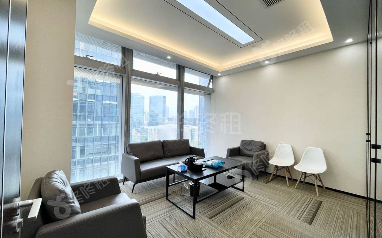 易尚中心_145平_豪装_办公室隔间