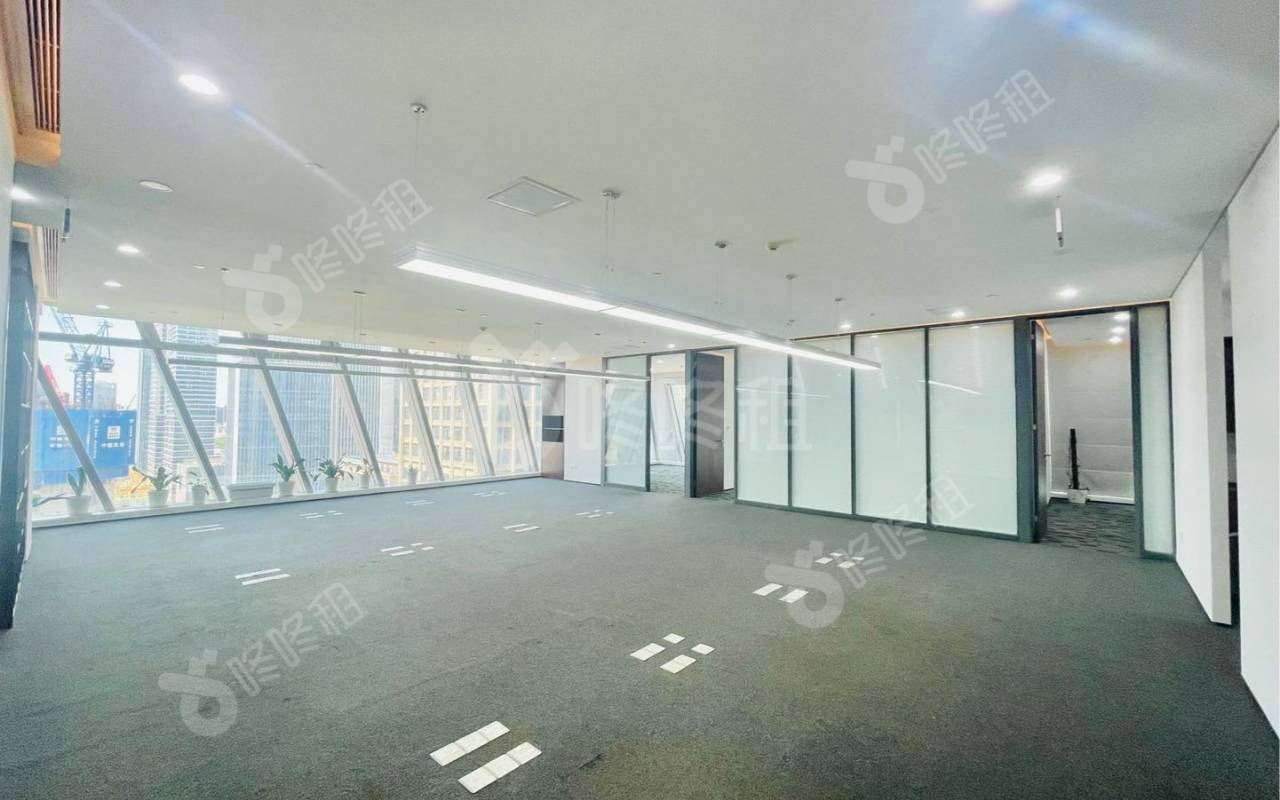 卓越后海中心_1062平_精装_办公室开间