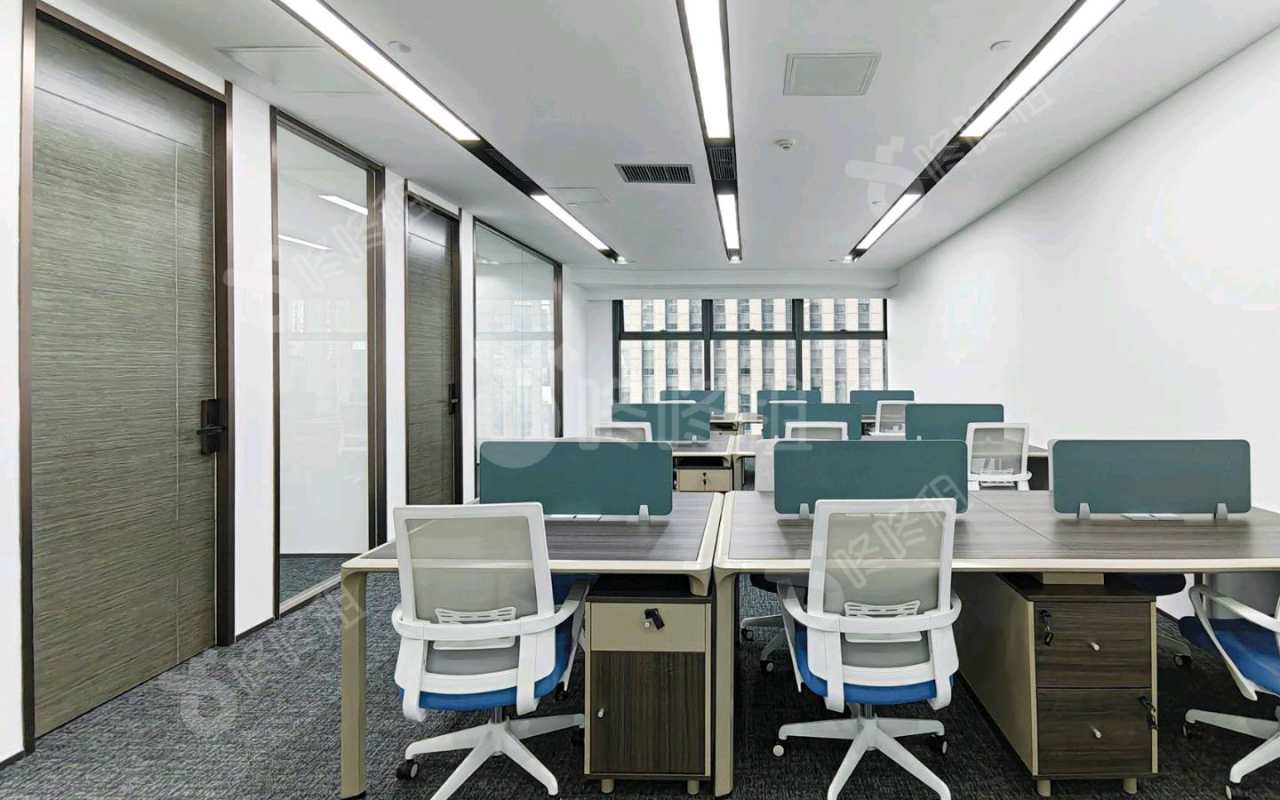 富德生命保险大厦_218平_精装_办公室开间