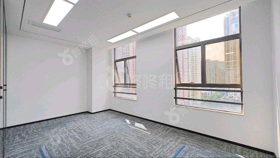 汇美大厦_282平_精装_办公室隔间