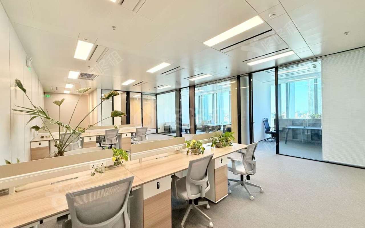 联想后海中心_225.1平_豪装_办公室开间