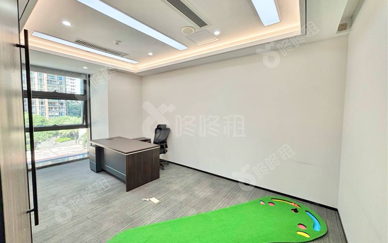 阳光粤海大厦_288平_精装_办公室隔间