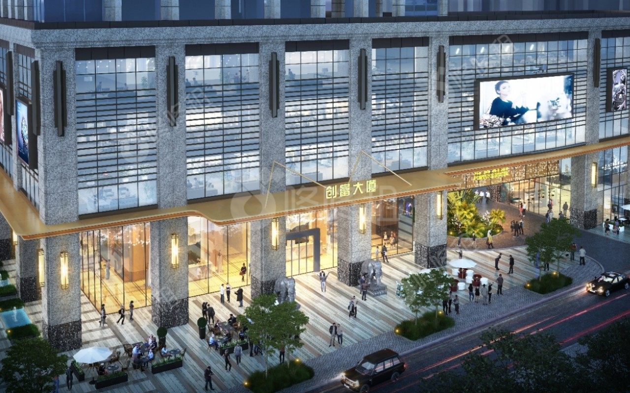 创富大厦·美百年科创中心_楼盘外观图