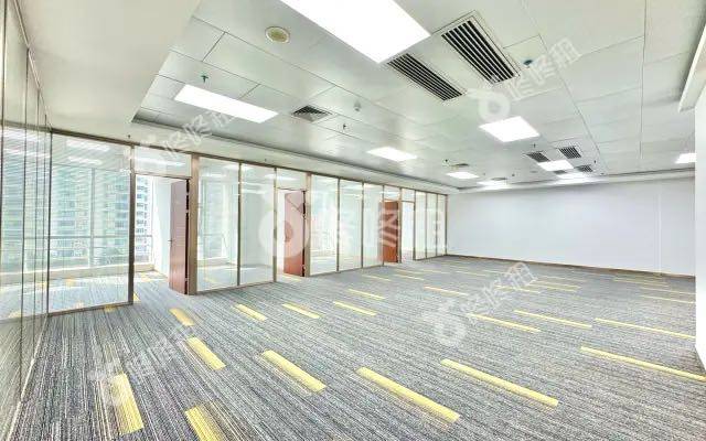 阳光科创中心_383平_豪装_办公室开间