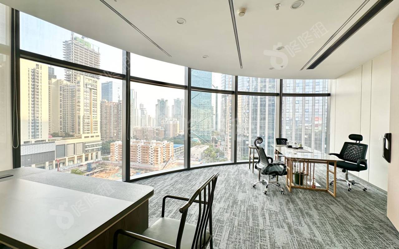 皇庭中心_369平_精装_办公室隔间