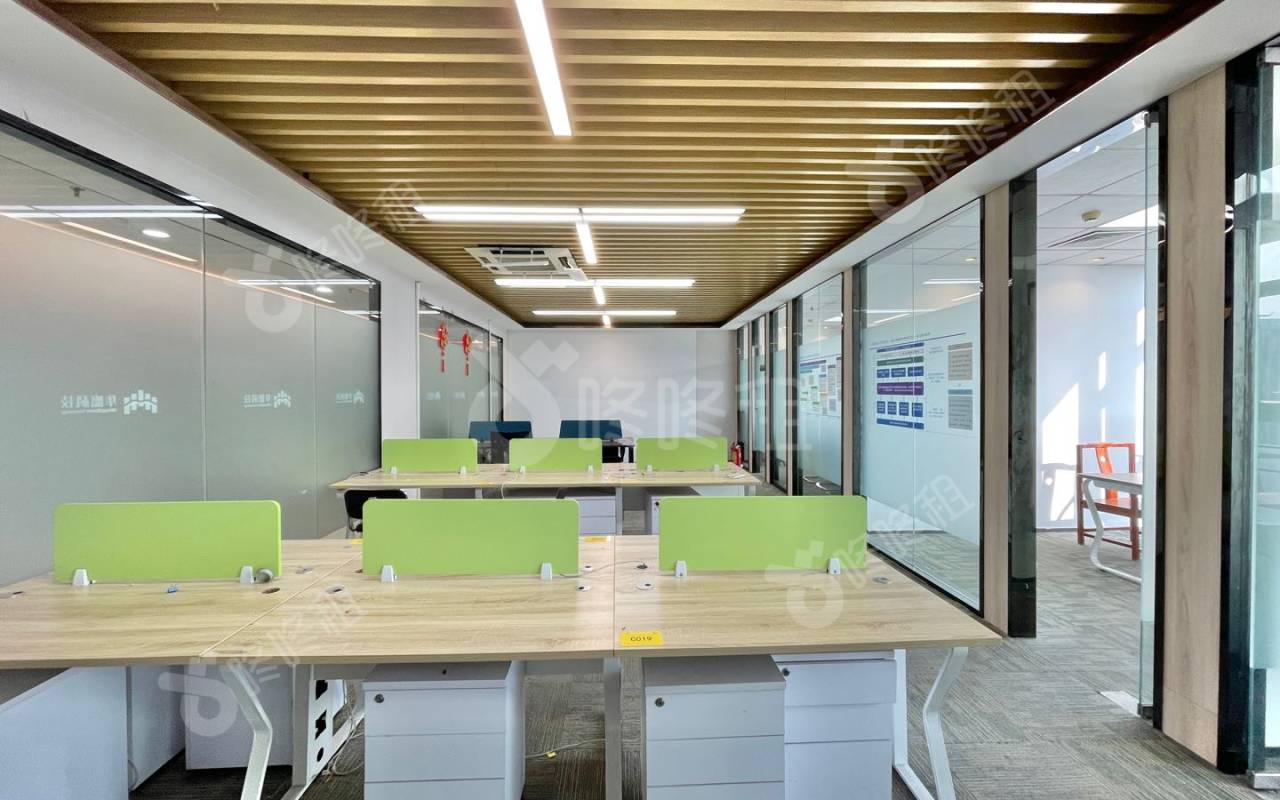 东方科技大厦_328平_豪装_办公室开间