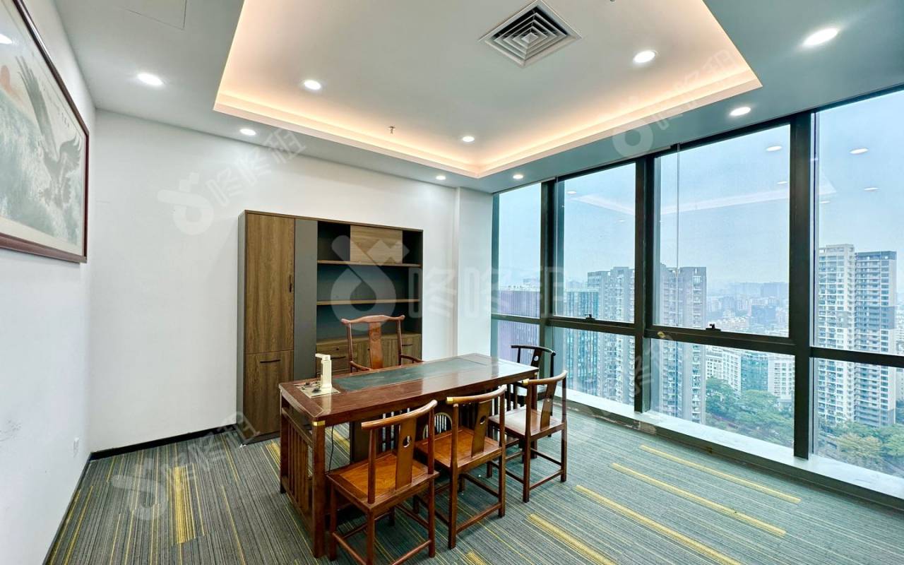 中执时代广场（粤商中心）_177.83平_精装_办公室隔间