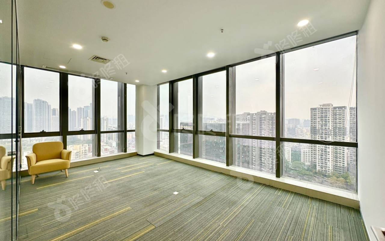 中执时代广场（粤商中心）_374平_精装_办公室隔间