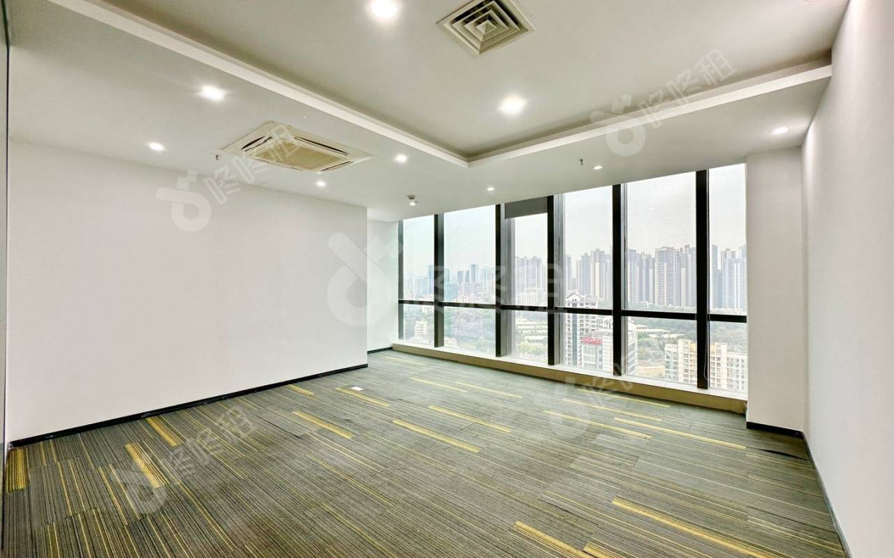 中执时代广场（粤商中心）_374平_精装_办公室隔间