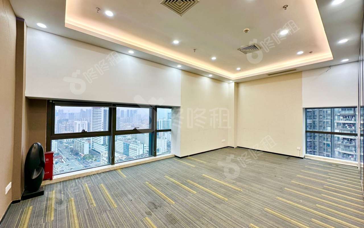 中执时代广场(粤商中心)_287.79平_精装_办公室隔间