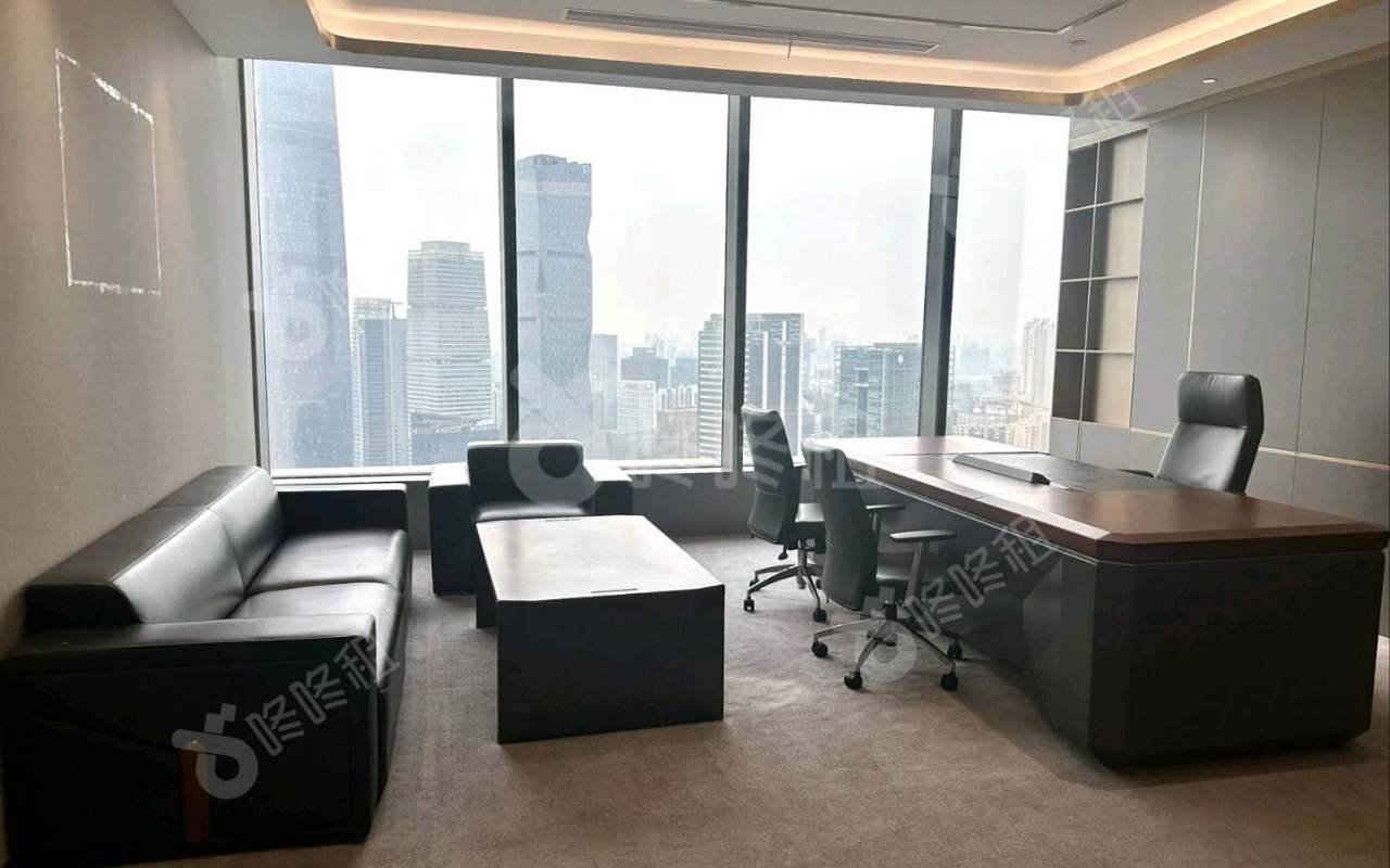 越秀金融大厦_881.98平_精装_办公室隔间