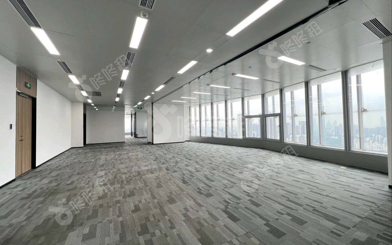 越秀金融大厦_810.88平_豪装_办公室开间